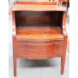 A 19th century Mahogany Bedside Commode, 56cm by 48cm by 73cm