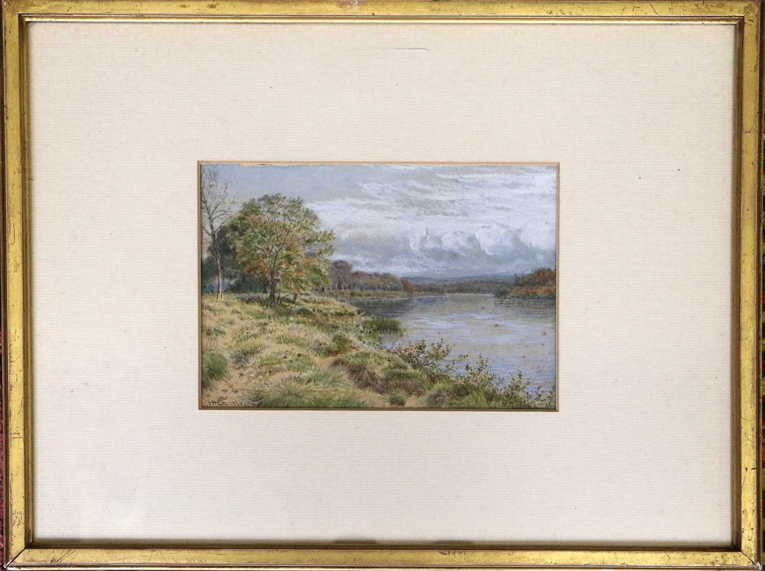 Henry Hetherington Emmerson (1831-1895)River Scene, thought to be the Coquet at RothburySigned, - Image 5 of 5