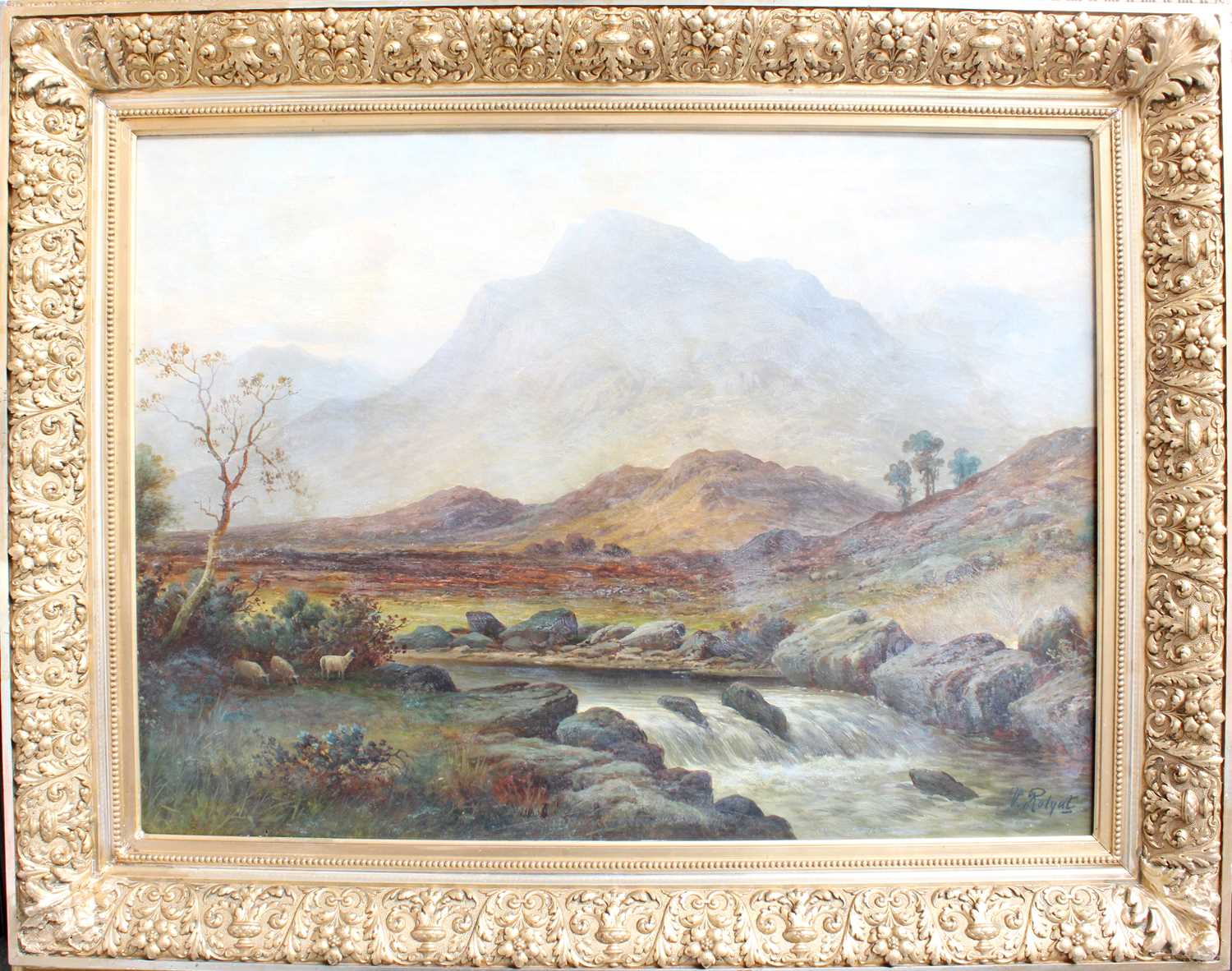 Victor Rolyat (19th Century)"Glencoe"Signed, signed and inscribed verso, oil on canvas, 56.5cm by - Image 2 of 2