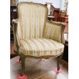 A Painted French Bedroom Chair