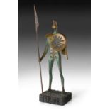 Arthur Dooley (1929-1994)WarriorInitialled and dated (19)73, bronze, 66cm highArthur Dooley was a