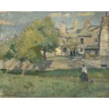 Harry Rutherford (1903-1985)"Cartmel"Signed, oil on board, 39.5cm by 49.5cmProvenance: Tib Lane