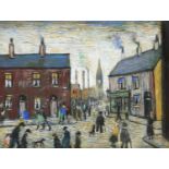 Laurence Stephen Lowry RBA, RA (1887-1976)Street scene with figures (1947)Signed and dated 1947,