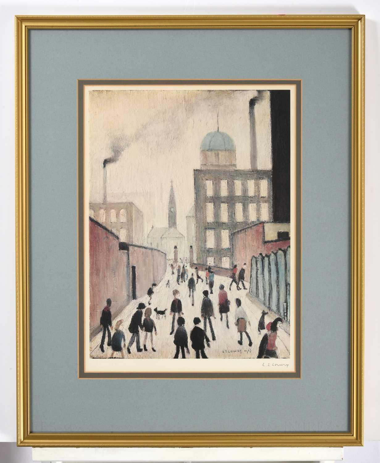 After Laurence Stephen Lowry RBA, RA (1887-1976)"Mrs Swindells' Picture"Signed, with the - Image 2 of 3