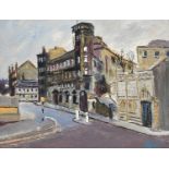 Fred Yates (1922-2008)"Town Buildings, Hayle"Signed, oil on board, 39.5cm by 51.5cmProvenance: