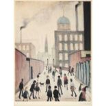 After Laurence Stephen Lowry RBA, RA (1887-1976)"Mrs Swindells' Picture"Signed, with the