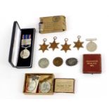 A Second World War Group of Five Medals, comprising 1939-45 Star, Africa Star, Italy Star, Burma