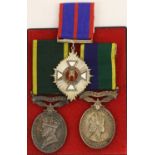 An Efficiency Medal, (George VI) with TERRITORIAL suspender bar, awarded to 4537545 PTE.G.B.