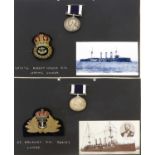 Two Royal Naval Long Service and Good Conduct Medals, awarded to 291376 ROBERT VYNER LDG.STO. H.M.