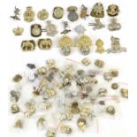 A Collection of Approximately Two Hundred Post-1953 British Collar Badges, mainly staybrite.