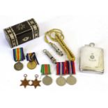 A First World War Pair, comprising British War Medal and Victory Medal, awarded to 32-702 PTE.G.
