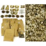 A Large Quantity of Post-1953 Staybrite Badges, Buttons and Shoulder Titles, to Royal Corps of