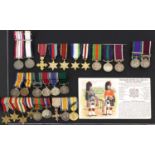 A Second World War Group of Eight Miniature Medals, comprising OBE, 1939-45 Star, Atlantic Star,