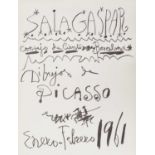 After Joan Miró (1893-1983) SpanishSala Gaspar exhibition poster 1981Together with a further Pablo