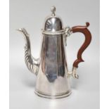 A George V Silver Coffee-Pot, by Collingwood and Co, London, 1930, in the George I style, tapering