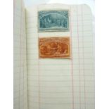 Small Vintage Pocketbook with 66 Classic Stamps including 1893 Columbus issue first ten values to