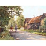 John Frederick Greenwell (1939-2009)''Lipscombes Barn Merryhill Road Bushey''Signed, inscribed and