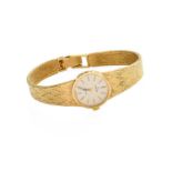 A Lady's 9 Carat Gold Omega De Ville Wristwatch, with Omega boxWinding smoothly and hand setting