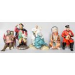 Royal Doulton Figures, Including: 'The Chief', HN2892, 'Past Glory', HN2484 and 'St. George',