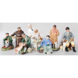Royal Doulton Figures, Including: 'The Jovial Monk', HN2144, 'Thanks Doc!', HN2731, 'The