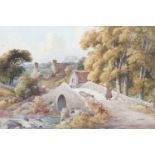 Joshua Renshaw (19th Century)"Near Bolton Abbey, Yorks""Borrowdale"Signed, watercolour, 26.5cm by