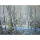 Vernon de Beauvoir Ward (1905-1985)"Symphony in Blue"Signed, oil on canvas, 44.5cm by 59.5cm