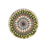 A St Louis Millefiori Paperweight, circa 1850, with concentric bands of canes8cm diameterTwo