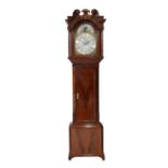 A Good Mahogany Eight Day Longcase Clock, signed Wm Greenall, St Helen, circa 1780, swan neck