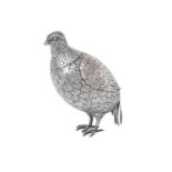 A German Silver Cup or Decanter in the form of a Game Bird, by Neresheimer, Hanau, Late 19th/Early