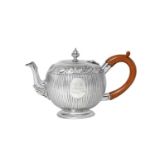 A George IV Silver Teapot, by Benjamin Smith, London, 1822