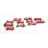 Various 1:43 Scale Racing Cars