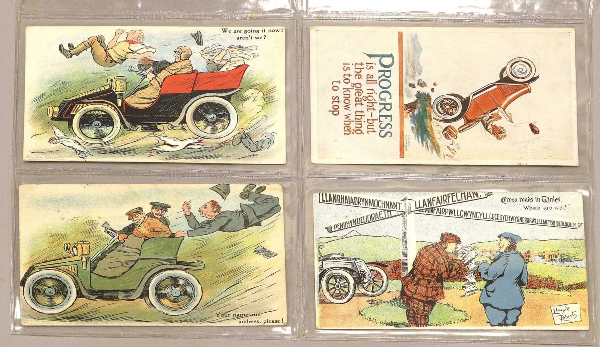 Automobile Related Postcards - Image 4 of 7