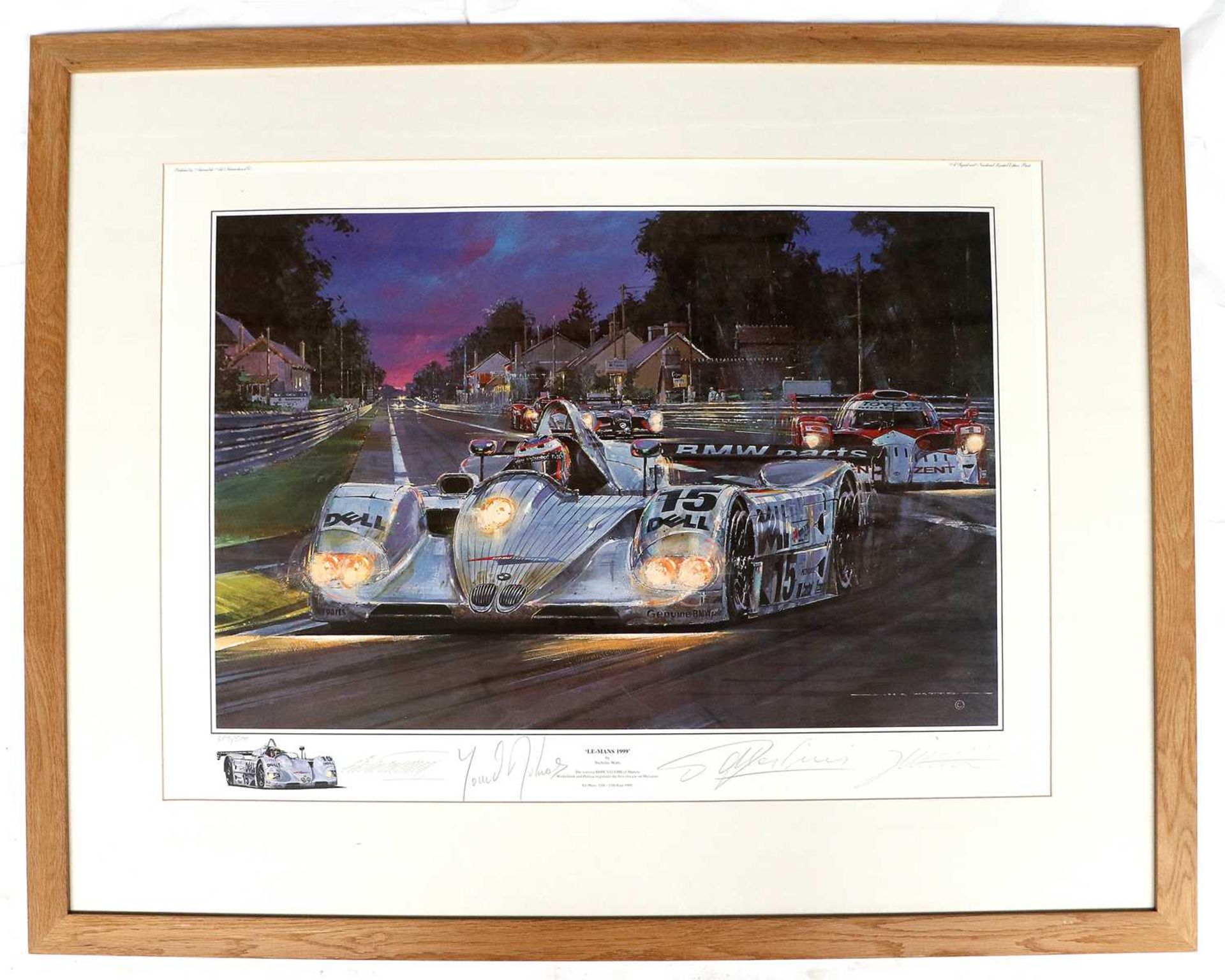 After Nicholas Watts "Le Mans 1999 Winning BMW V12 LMR of Martini, Winkelhock and Dalmas