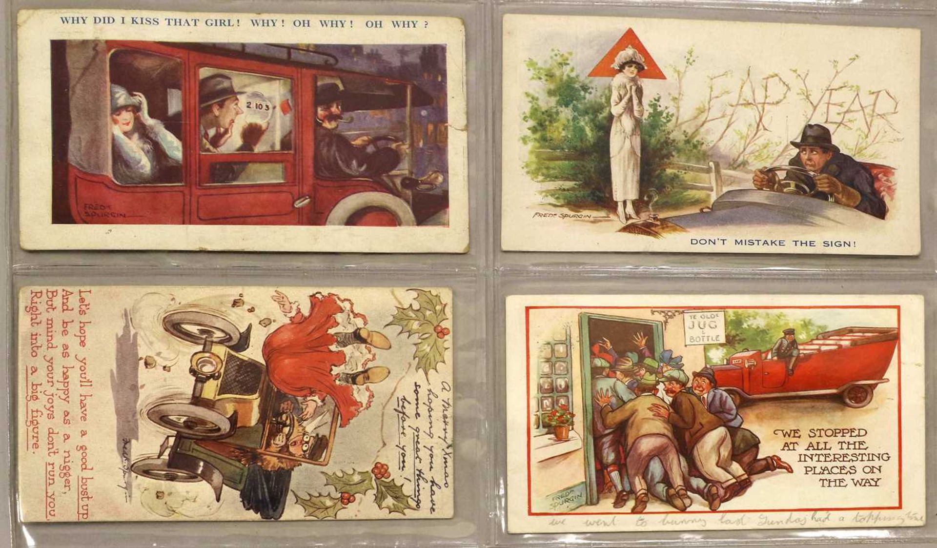 Automobile Related Postcards - Bild 7 aus 7