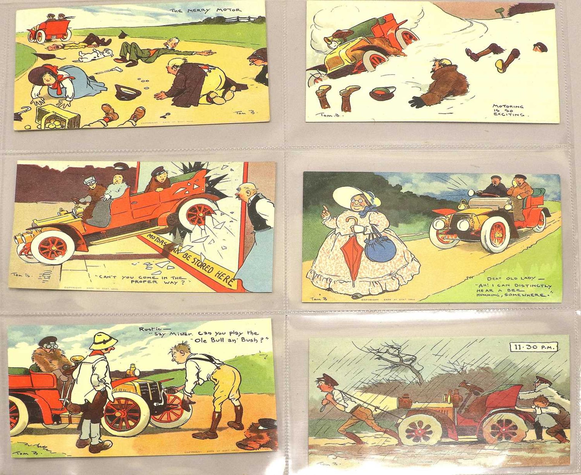 Automobile Related Postcards