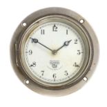 A 1920's/30's Smith's Car Clock, with chromed casing, the silvered dial numbered 280924 and