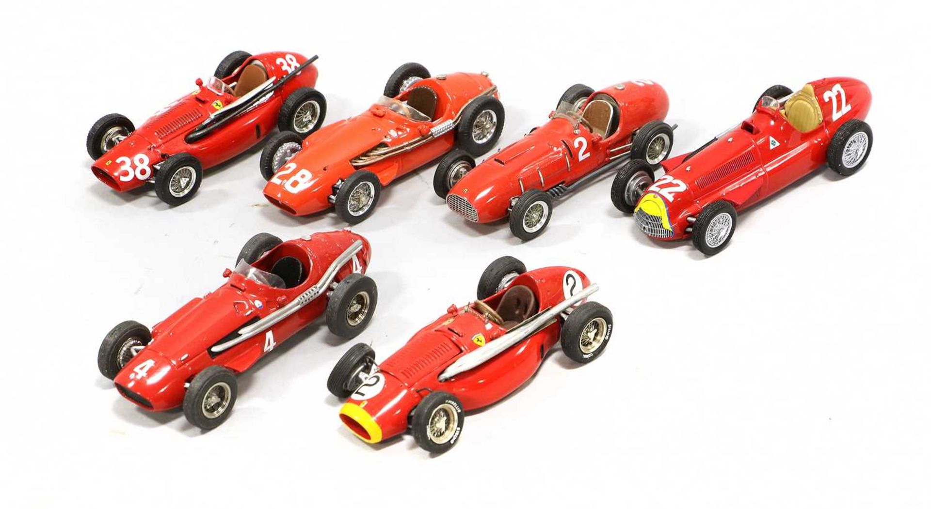 Various 1:43 Scale Racing Cars
