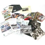 A Collection of Material Related to Formula One and Motor Sport, including signed photographs by