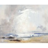 Robert Leslie Howey (1900-1981) “Seaton Beach and Tees Estuary” Signed, watercolour and gouache,