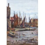 Frederick William Jackson NEA, RBA (1859-1918) “Low Tide Whitby” Signed and indistinctly dated