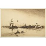 Frank Henry Mason RBA, RI, RSMA, (1875-1965)Venetian poolSigned in pencil, etching, together with