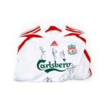 Liverpool Football Club Autographed Replica Shirt