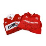 Middlesbrough Football Club Match Worn Shirts