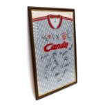 Liverpool Football Club Signed Away Shirt