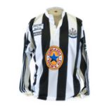 Newcastle United Faustino Asprilla Match Worn Shirt