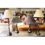 Two Pairs of Table Lamps