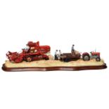 Border Fine Arts 'Bringing in the Harvest', model No. B0735 by Ray Ayres, limited edition 375/850,