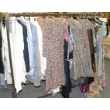 A Quantity of Assorted 20th Century Ladies and Gent's Costume, comprising, day dresses, crepe