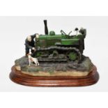 Border Fine Arts 'Starts First Time' (Fowler Diesel Crawler Mark VF), model No. B0702, signed to
