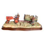 Border Fine Arts 'Cut and Crated' (Allis Chalmers Tractor), model No. B0649 by Ray Ayres, limited